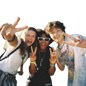 Teen Summer Camp Vinyl Car Decal Sticker – Waterproof & UV-Resistant 8"