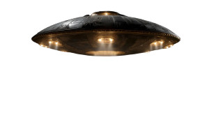 Flying Saucer Show Vinyl Car Decal Sticker – Waterproof & UV-Resistant 8"