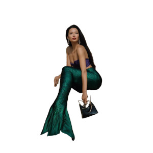 Mermaid With Heel Vinyl Car Decal Sticker – Waterproof & UV-Resistant 8"