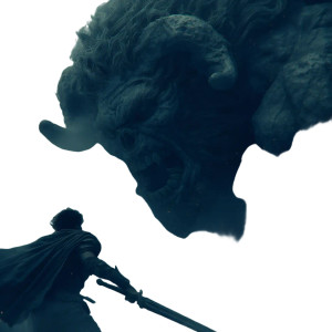 Dark Fantasy Duel V9 Vinyl Car Decal Sticker – Waterproof & UV-Resistant 8"