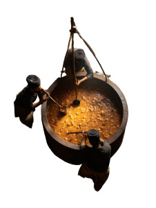 Miniature Chefs Cooking V3 Vinyl Car Decal Sticker – Waterproof & UV-Resistant 8"