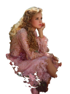 Victorian Rose Portrait Vinyl Car Decal Sticker – Waterproof & UV-Resistant 8"