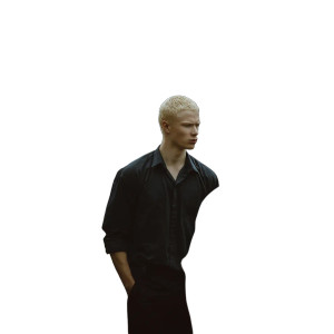 Albino Male Model Vinyl Car Decal Sticker – Waterproof & UV-Resistant 8"