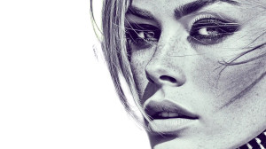 Beautiful Woman V40 Vinyl Car Decal Sticker – Waterproof & UV-Resistant 8"