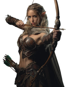 Elven Warrior Maiden V2 Vinyl Car Decal Sticker – Waterproof & UV-Resistant 8" Elven Warrior Maiden V2 Vinyl Car Decal Sticker – Waterproof & UV-Resistant 8"