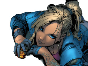 Cyberpunk Soldier Selfie Vinyl Car Decal Sticker – Waterproof & UV-Resistant 8"