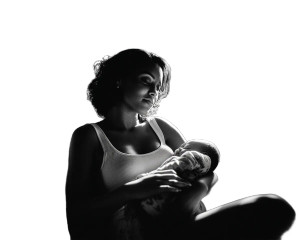 Mother And Newborn V14 Vinyl Car Decal Sticker – Waterproof & UV-Resistant 8"