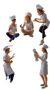 Tiny Chefs Feast V2 Vinyl Car Decal Sticker – Waterproof & UV-Resistant 8"