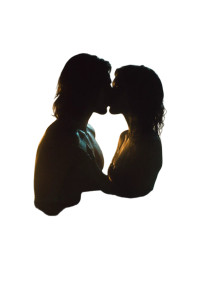 Romantic Pool Kiss V3 Vinyl Car Decal Sticker – Waterproof & UV-Resistant 8"