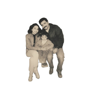 Happy Family Visit Vinyl Car Decal Sticker – Waterproof & UV-Resistant 8"