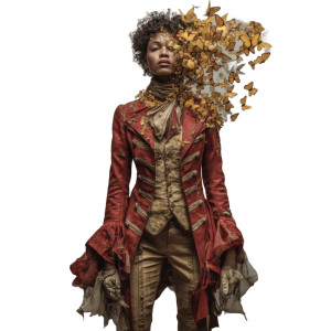 Butterfly Transformation Vinyl Car Decal Sticker – Waterproof & UV-Resistant 8"