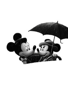 Vintage Cartoon Mice Vinyl Car Decal Sticker – Waterproof & UV-Resistant 8"