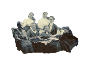 Vintage Family Portrait V3 Vinyl Car Decal Sticker – Waterproof & UV-Resistant 8"