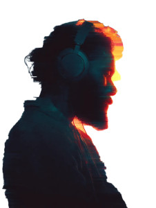 Dark Vr Silhouette Vinyl Car Decal Sticker – Waterproof & UV-Resistant 8"