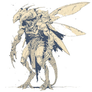 Two-Headed Alien Reptile Vinyl Car Decal Sticker – Waterproof & UV-Resistant 8"