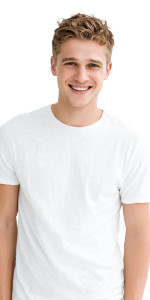 Cheerful Young Man V5 Vinyl Car Decal Sticker – Waterproof & UV-Resistant 8"