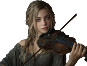 Bard'S Enchanting Performance Vinyl Car Decal Sticker – Waterproof & UV-Resistant 8"