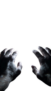 Hands In Darkness Vinyl Car Decal Sticker – Waterproof & UV-Resistant 8"