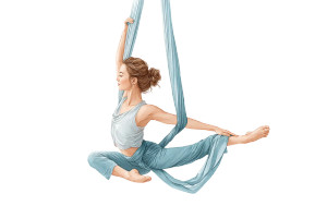 Aerial Yoga Woman Vinyl Car Decal Sticker – Waterproof & UV-Resistant 8" Aerial Yoga Woman Vinyl Car Decal Sticker – Waterproof & UV-Resistant 8"
