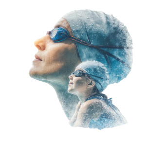 Swimmer'S Journey Vinyl Car Decal Sticker – Waterproof & UV-Resistant 8"