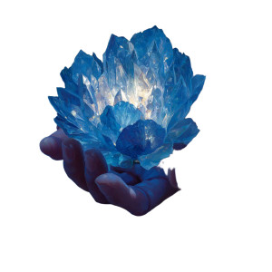 Crystal Lily Vinyl Car Decal Sticker – Waterproof & UV-Resistant 8"
