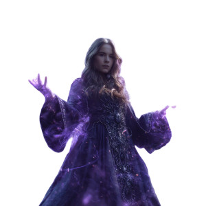 Young Witch Casting V3 Vinyl Car Decal Sticker – Waterproof & UV-Resistant 8"