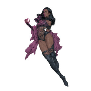 Female Mage Art Vinyl Car Decal Sticker – Waterproof & UV-Resistant 8"