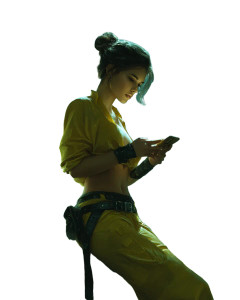 Casual Angel Vinyl Car Decal Sticker – Waterproof & UV-Resistant 8"