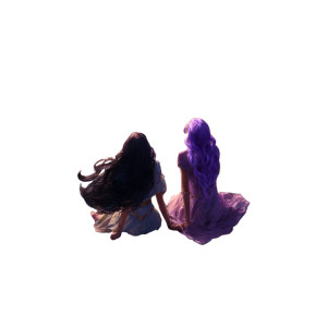 Sorceress And Princess Vinyl Car Decal Sticker – Waterproof & UV-Resistant 8"