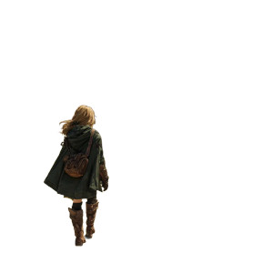 Fantasy Wanderer V4 Vinyl Car Decal Sticker – Waterproof & UV-Resistant 8"