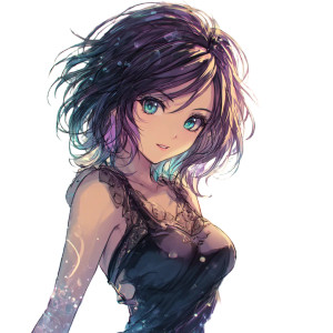 Anime Girl Portrait V78 Vinyl Car Decal Sticker – Waterproof & UV-Resistant 8"