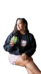 Latina Model Live Vinyl Car Decal Sticker – Waterproof & UV-Resistant 8"