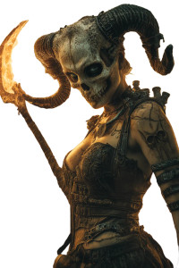 Stylish Demon Poster Vinyl Car Decal Sticker – Waterproof & UV-Resistant 8"