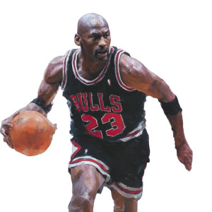 Michael Jordan Basketball V2 Vinyl Car Decal Sticker – Waterproof & UV-Resistant 8"