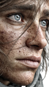 Fierce Gaze Reflection Vinyl Car Decal Sticker – Waterproof & UV-Resistant 8"