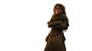 Halfling Blacksmith Woman Vinyl Car Decal Sticker – Waterproof & UV-Resistant 8"