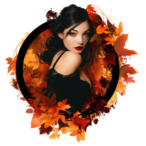 Gothic Fantasy Portrait V3 Vinyl Car Decal Sticker – Waterproof & UV-Resistant 8"