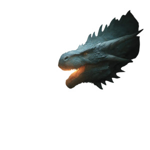 Mighty Dragon Flame Vinyl Car Decal Sticker – Waterproof & UV-Resistant 8"