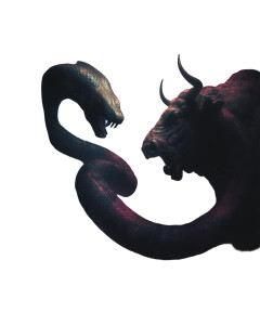 Epic Allegorical Battle V2 Vinyl Car Decal Sticker – Waterproof & UV-Resistant 8"