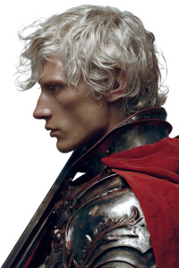 Fantasy Knight Portrait V6 Vinyl Car Decal Sticker – Waterproof & UV-Resistant 8"