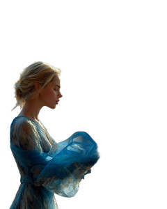 Ethereal Pink Dress Vinyl Car Decal Sticker – Waterproof & UV-Resistant 8"