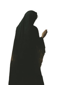 Mourning In Hijab Vinyl Car Decal Sticker – Waterproof & UV-Resistant 8" Mourning In Hijab Vinyl Car Decal Sticker – Waterproof & UV-Resistant 8"