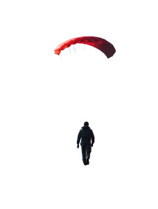Skydiver In Charts Vinyl Car Decal Sticker – Waterproof & UV-Resistant 8"