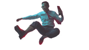 Neon Portal Leap Vinyl Car Decal Sticker – Waterproof & UV-Resistant 8"