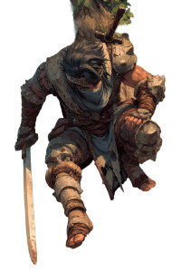 Battle-Scarred Warrior V4 Vinyl Car Decal Sticker – Waterproof & UV-Resistant 8"