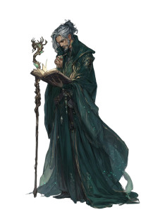 Aging Half-Elf Scholar Vinyl Car Decal Sticker – Waterproof & UV-Resistant 8"