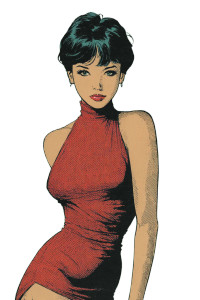 Comic Heroine Cover Vinyl Car Decal Sticker – Waterproof & UV-Resistant 8"