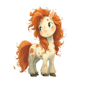 Cute Pony Vinyl Car Decal Sticker – Waterproof & UV-Resistant 8" Cute Pony Vinyl Car Decal Sticker – Waterproof & UV-Resistant 8"
