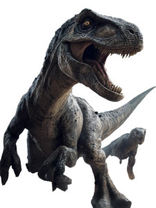 Dinosaur Attack Vinyl Car Decal Sticker – Waterproof & UV-Resistant 8"