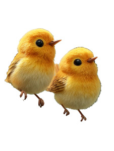 Joyful Orioles Duet Vinyl Car Decal Sticker – Waterproof & UV-Resistant 8"